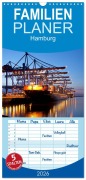 Cover-Bild zum Titel 'Familienplaner 2026 - Hamburg mit 5 Spalten (Wandkalender, 21 x 45 cm) CALVENDO' von 'Siegfried Kuttig'