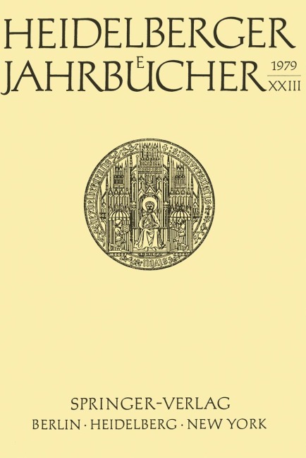 Heidelberger Jahrbücher - 