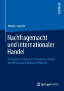 Cover-Bild zum Titel 'Nachfragemacht und internationaler Handel' von 'Tobias Lewerth'