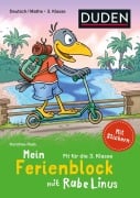Cover-Bild zum Titel 'Mein Ferienblock mit Rabe Linus - Fit für die 3. Klasse' von 'Dorothee Raab'