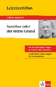 Cover-Bild zum Titel 'Klett Lektürehilfen - Alfred Andersch, Sansibar oder der letzte Grund' von 'Thomas Gräff'