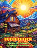 Boerderijen | Kleurboek voor liefhebbers van landleven en architectuur | Geweldige ontwerpen voor totale ontspanning - Harmony Art