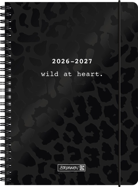 Schülerkalender 2026/2027 "BLACK" | A5, Papier - 