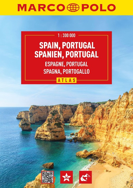 MARCO POLO Reiseatlas Spanien, Portugal 1:300.000 - Marco Polo Verlag