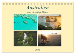 Cover-Bild zum Titel 'Australien - Der vielseitige Osten (Tischkalender 2026 DIN A5 quer), CALVENDO Monatskalender' von 'Martin Wasilewski'