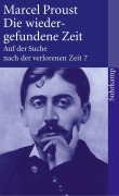 Cover-Bild zum Titel 'Die wiedergefundene Zeit' von 'Marcel Proust'