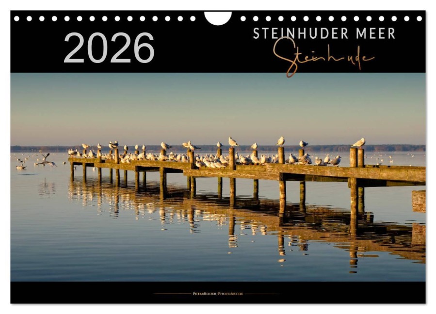 Steinhuder Meer - Steinhude (Wandkalender 2026 DIN A4 quer), CALVENDO Monatskalender - Peter Roder