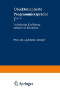 Cover-Bild zum Titel 'Objektorientierte Programmiersprache C++' von 'Ljubomir Christov'
