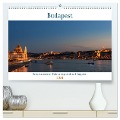 Budapest: zwischen Parlamentsgebäude und Burgpalast (hochwertiger Premium Wandkalender 2024 DIN A2 quer), Kunstdruck in Hochglanz - Michael Heber
