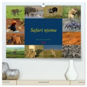 Cover-Bild zum Titel 'Safari njema - Safari Impressionen Kenia (hochwertiger Premium Wandkalender 2026 DIN A2 quer), Kunstdruck in Hochglanz' von 'Susan Michel'