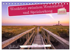 Westküste zwischen Westerhever und Speicherkoog (Tischkalender 2026 DIN A5 quer), CALVENDO Monatskalender - Ute Jackisch