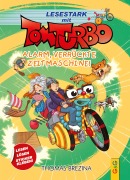 Cover-Bild zum Titel 'Tom Turbo - Lesestark - Alarm, verrückte Zeitmaschine!' von 'Thomas Brezina'