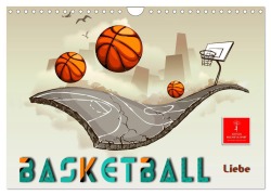 Cover-Bild zum Titel 'Basketball Liebe (Wandkalender 2026 DIN A4 quer), CALVENDO Monatskalender' von 'Peter Roder'