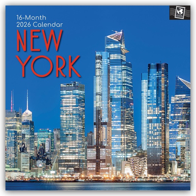 New York 2026 - 16-Monatskalender - Gifted Stationery Co. Ltd