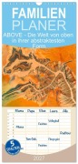 Cover-Bild zum Titel 'Familienplaner 2027 - ABOVE - Die Welt von oben in ihrer abstraktesten Form mit 5 Spalten (Wandkalender, 21 x 45 cm) CALVENDO' von 'Sonja Schlichter'