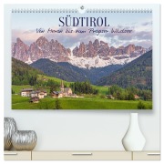Cover-Bild zum Titel 'Südtirol - Von Meran bis zum Pragser Wildsee (hochwertiger Premium Wandkalender 2026 DIN A2 quer), Kunstdruck in Hochglanz' von 'Elisabeth Schittenhelm'
