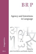 Cover-Bild zum Titel 'Agency and Intentions in Language' von ''