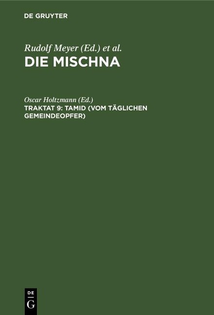 Tamid (Vom täglichen Gemeindeopfer) - 