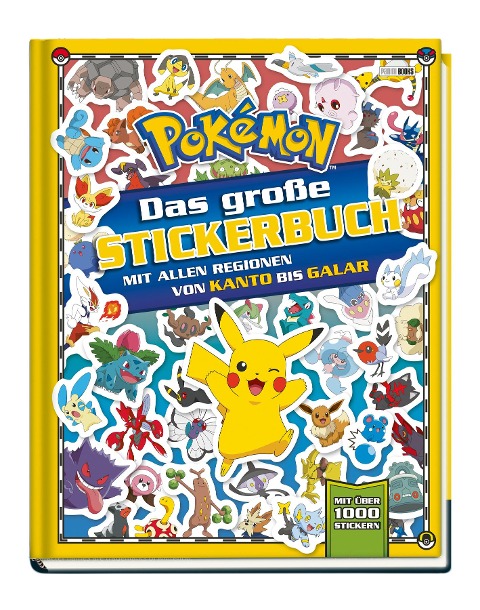 Pokémon: Das große Stickerbuch mit allen Regionen von Kanto bis Galar - 
