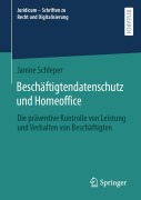 Cover-Bild zum Titel 'Beschäftigtendatenschutz und Homeoffice' von 'Janine Schleper'