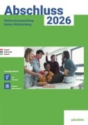 Cover-Bild zum Titel 'Abschluss 2026 - Werkrealschulprüfung Baden-Württemberg - Lösungsband - Deutsch, Mathematik und Englisch' von ''