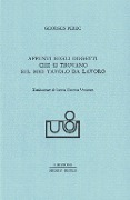 Cover-Bild zum Titel 'Appunti sugli oggetti che si trovano sul mio tavolo da lavoro' von 'Georges Perec'