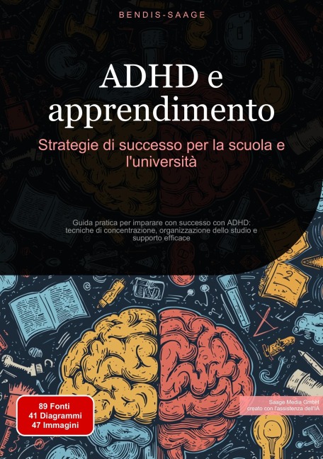 ADHD e apprendimento: Strategie di successo per la scuola e l'università - Bendis A. I. Saage - Italiano