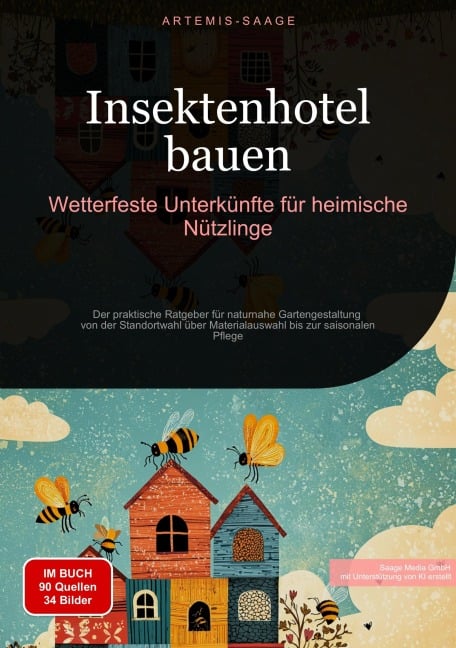 Insektenhotel bauen: Wetterfeste Unterkünfte für heimische Nützlinge - Artemis Saage - Deutschland