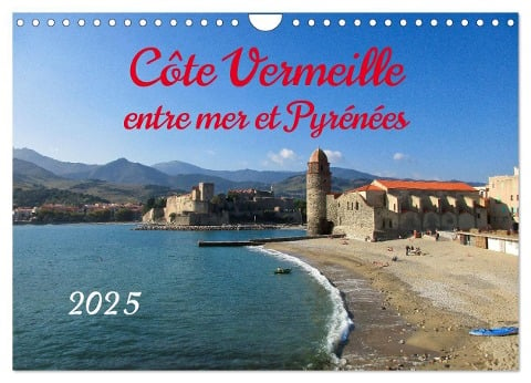 Côte Vermeille entre mer et Pyrénées (Calendrier mural 2025 DIN A4 vertical), CALVENDO calendrier mensuel - Rolf Hartwig