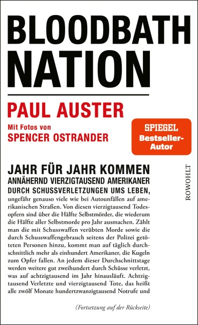 Bloodbath Nation - Paul Auster, Spencer Ostrander