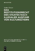 Cover-Bild zum Titel 'Das Restitutionsrecht des Staates nach illegaler Ausfuhr von Kulturgütern' von 'Stefan Turner'