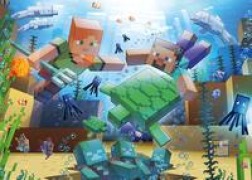 Cover-Bild zum Titel 'Erwachsenenpuzzle 1000 Teile - Minecraft Mosaic' von ''