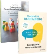 Cover-Bild zum Titel 'Basispaket Gewaltfreie Kommunikation - Grundlagen + Training' von 'Marshall B. Rosenberg, Ingrid Holler'