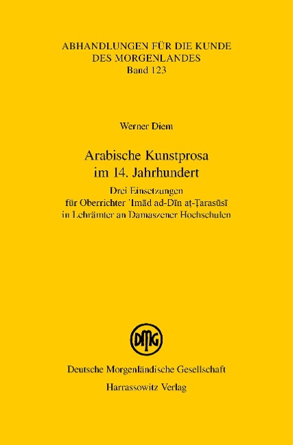 Arabische Kunstprosa im 14. Jahrhundert - Werner Diem