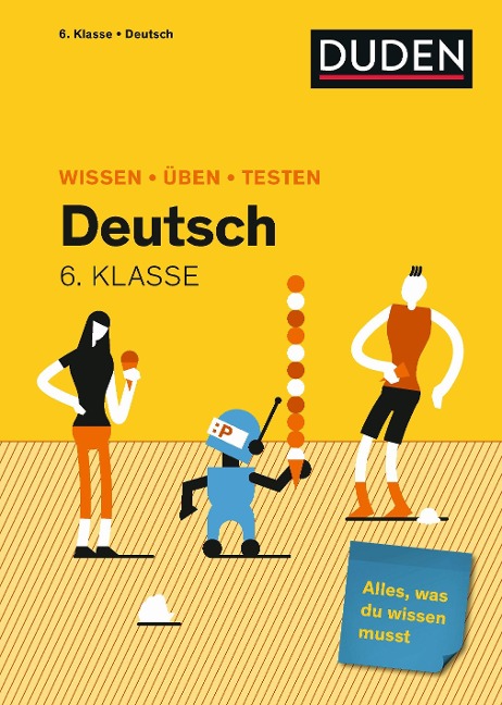 Wissen - Üben - Testen: Deutsch 6. Klasse - 