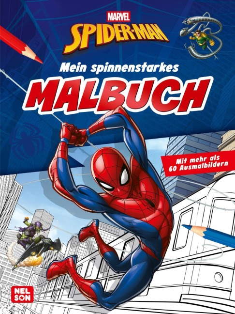 MARVEL Spider-Man: Mein spinnenstarkes Malbuch - 