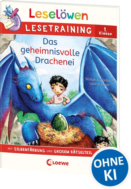 Leselöwen Lesetraining 1. Klasse - Das geheimnisvolle Drachenei - Stütze & Vorbach