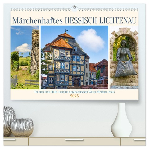 Märchenhaftes Hessisch Lichtenau (hochwertiger Premium Wandkalender 2025 DIN A2 quer), Kunstdruck in Hochglanz - Sabine Löwer