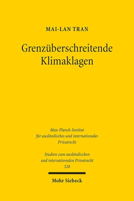Grenzüberschreitende Klimaklagen - Mai-Lan Tran
