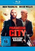 Cover-Bild zum Titel 'Paradise City - Endstation Rache' von 'Edward Drake, Corey Large, Chuck Russell, Sam Ewing'