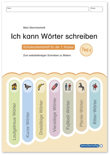 Ich kann Wörter schreiben Teil 1 - sternchenverlag GmbH