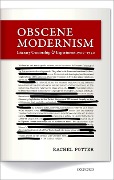 Cover-Bild zum Titel 'Obscene Modernism' von 'Rachel Potter'