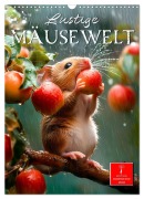 Cover-Bild zum Titel 'Lustige Mäusewelt (Wandkalender 2026 DIN A3 hoch), CALVENDO Monatskalender' von 'Peter Roder'