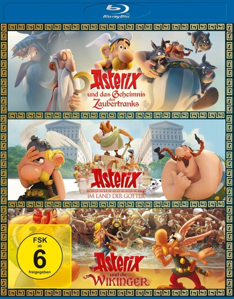 Asterix und das Geheimnis des Zaubertranks & Asterix im Land der Götter & Asterix und die Wikinger - Alexandre Astier, René Goscinny, Albert Uderzo Alexandre Astier, Jean-Rémi François, Philip LaZebnik Jean-Luc Goossens