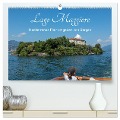 Lago Maggiore - Mediterranes Flair umgeben von Bergen (hochwertiger Premium Wandkalender 2025 DIN A2 quer), Kunstdruck in Hochglanz - Siegfried Kuttig