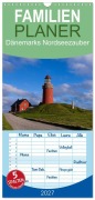 Cover-Bild zum Titel 'Familienplaner 2027 - Dänemarks Nordseezauber mit 5 Spalten (Wandkalender, 21 x 45 cm) CALVENDO' von 'Mario Koch Fotografie'