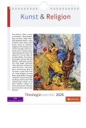 Cover-Bild zum Titel 'Kunst & Religion - Theologiekalender 2026' von 'Hans-Martin Lübking'