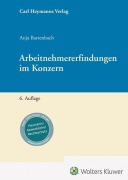 Cover-Bild zum Titel 'Arbeitnehmererfindungen im Konzern' von 'Anja Bartenbach'