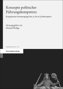 Cover-Bild zum Titel 'Konzepte politischer Führungskompetenz' von ''