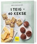 Cover-Bild zum Titel '1 Teig - 40 Kekse' von 'Andrea Schirmaier-Huber'